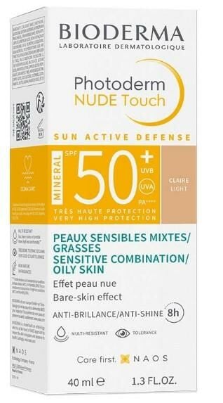 Bioderma Photoderm Nude Touch Light SPF50+ 40 ml