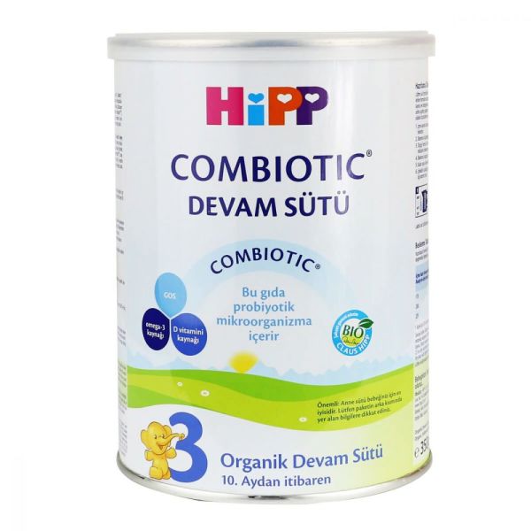 Hipp Organik Combiotic 3 Numara 350 gr  Devam Sütü