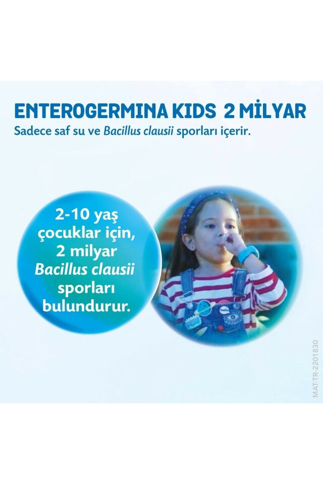 Kids 20 Flakon 2 Milyar Bacillus Clausii Sporu Içeren Probiyotik