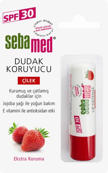 Sebamed Dudak Nemlendirici 30+SPF Koruma Çilek Aromalı