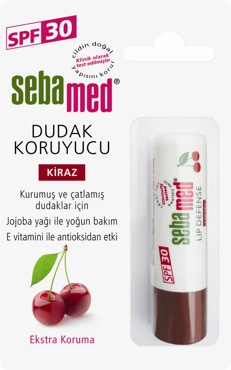 Sebamed Dudak Nemlendirici 30+SPF Koruma Kiraz Aromalı
