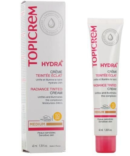 Topicrem Hydra Radiance Tinted Cream SPF50 40 ml - Medium