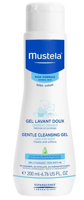 Mustela Cleansing Gel Yenidoğan Şampuan 200 ml