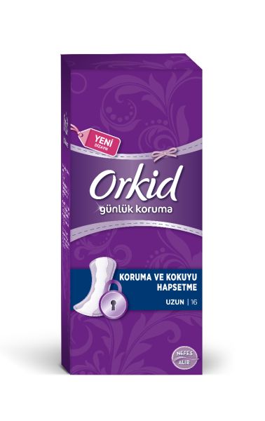 Orkid Günlük Ped Uzun Tekli Paket 16 Ped