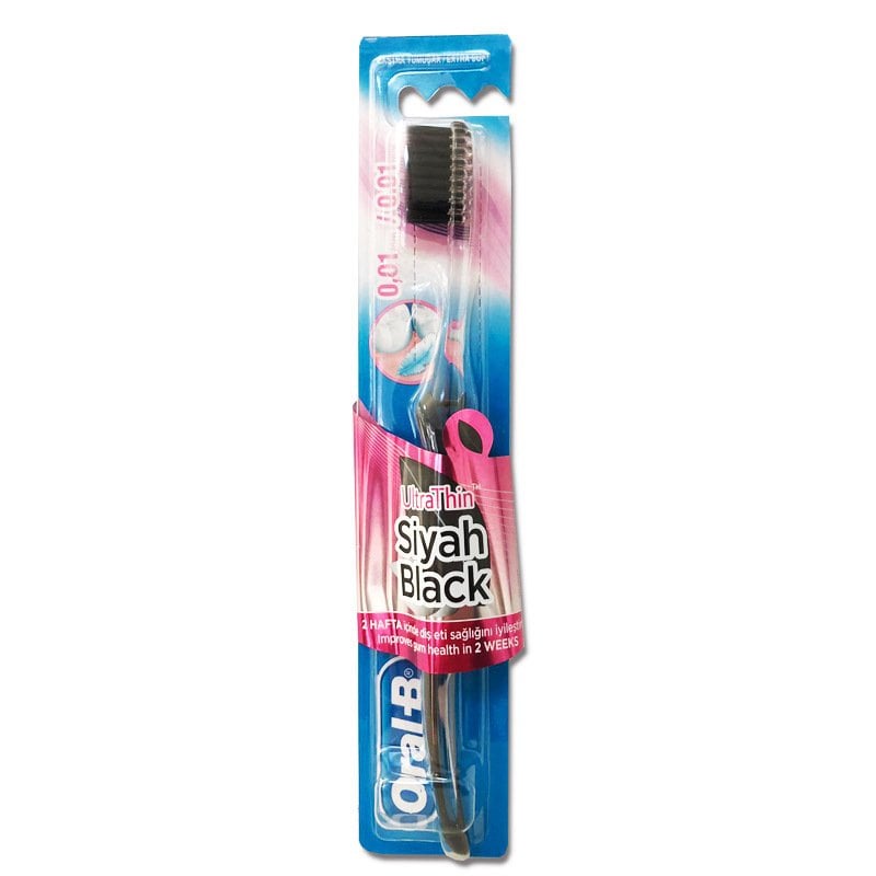 Oral-B Ultra Thin Ekstra Yumuşak Siyah Diş Fırçası