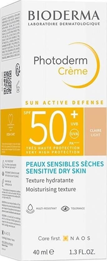 Bioderma Photoderm Creme Claire Light SPF50+ 40 ml